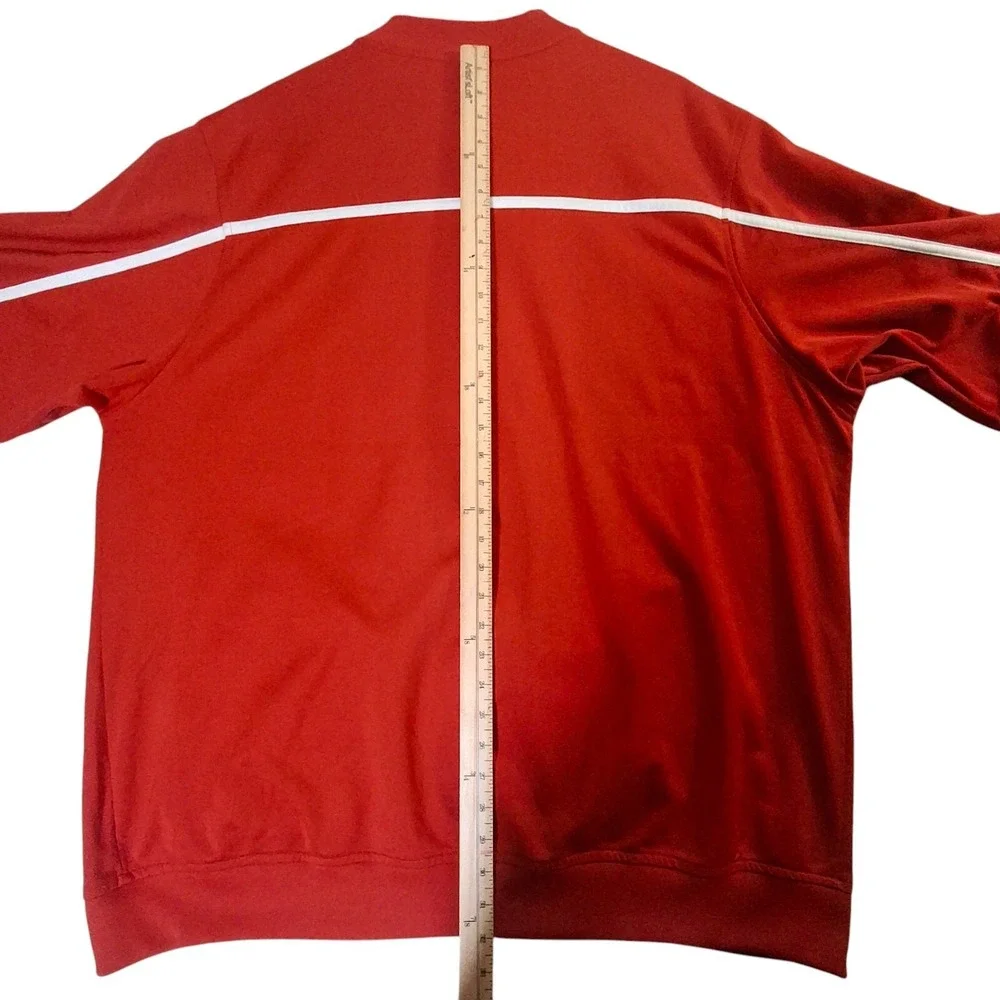 Nike Dri Fit‎ Dickison Red Devils Football Zip Track Jacket Men's 2XL Zip Pocket